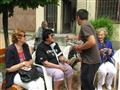 Športové hry seniorov a detí z detského domova